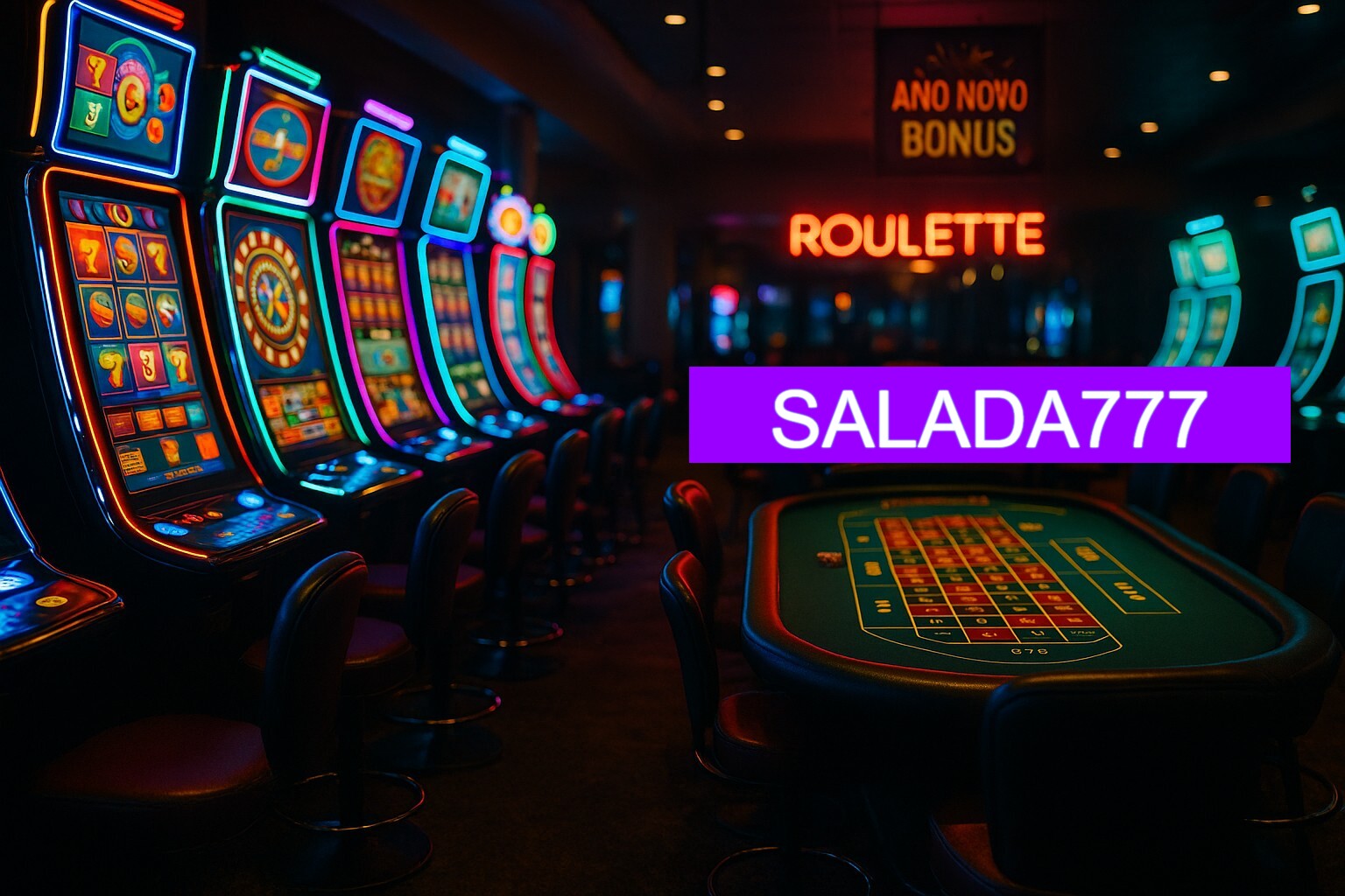 Jogos emocionantes no SALADA777